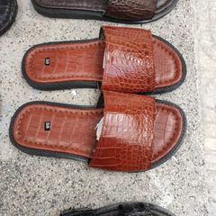 Dép nam DA BỤNG CÁ SẤU ĐẸP TINH TẾ!