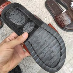 Dép nam DA BỤNG CÁ SẤU ĐẸP TINH TẾ!