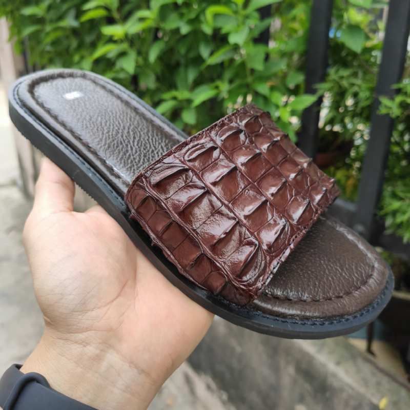 Dép nam ngang GAI LƯNG CÁ SẤU RẤT ĐẸP!