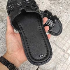 Dép ngang CHỮ H gai lưng cá sấu nổi bật