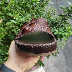 Dép ngang gù cá sấu siêu đẹp! [DÉP ĐẾ CAO]