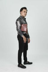 Giày Lười Da Cá Sấu Có Vây Rất Đẹp GLD9D