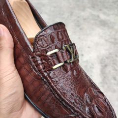 Giày Lười Nam Da Cá Sấu - Gù lưng GL6N