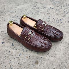 Giày Lười Nam Da Cá Sấu - Gù lưng GL6N