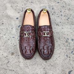 Giày Lười Nam Da Cá Sấu - Gù lưng GL6N