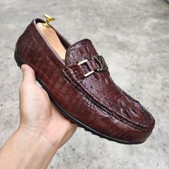 Giày Lười Nam Da Cá Sấu - Gù lưng GL6N
