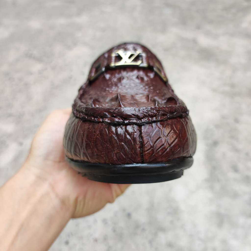 Giày Lười Nam Da Cá Sấu - Gù lưng GL6N