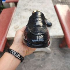 Giày lười đế Tây phong cách trẻ trung. Da bụng cá sấu đẹp nhẹ nhàng!
