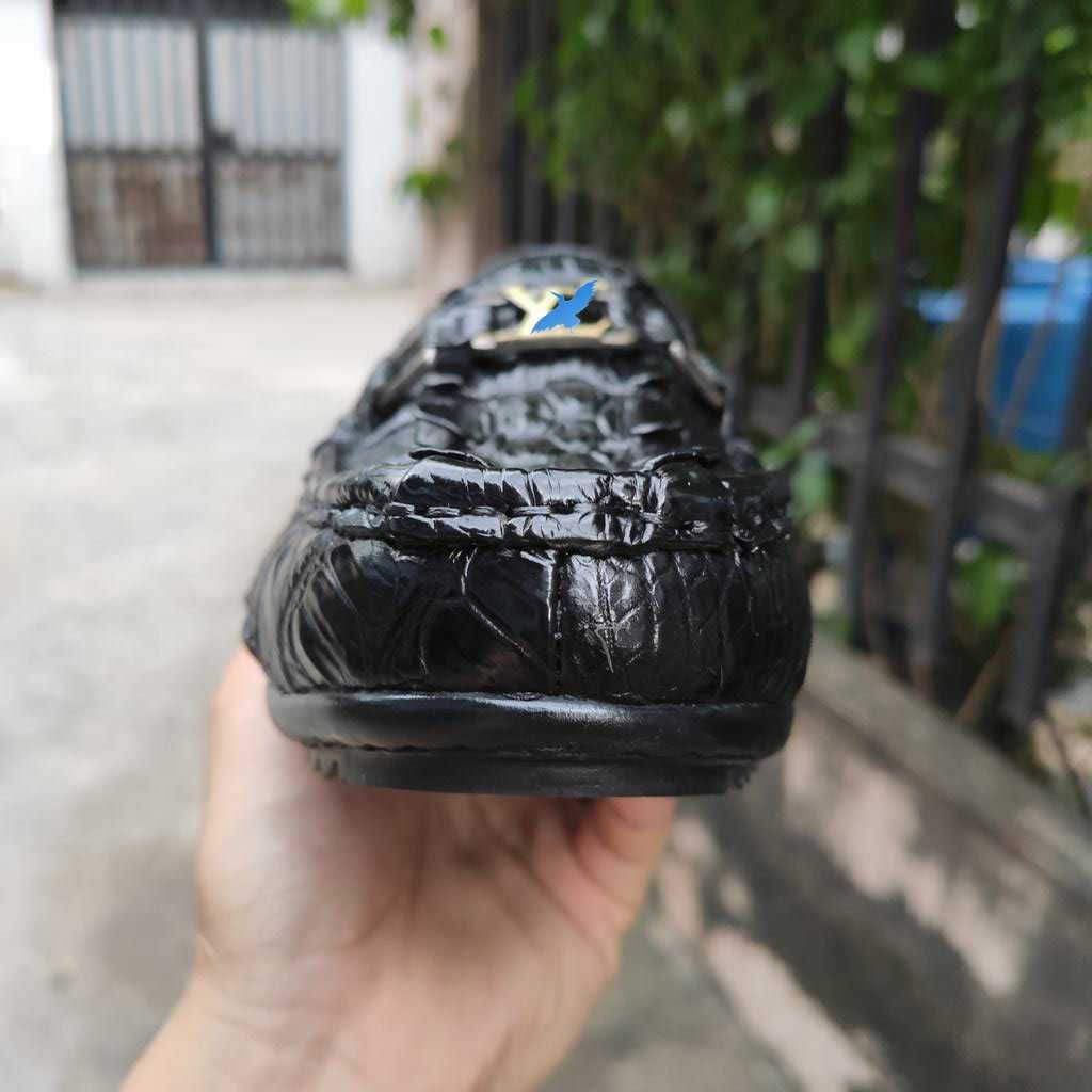 Giày Lười Da Cá Sấu Có Vây Rất Đẹp GLD9D