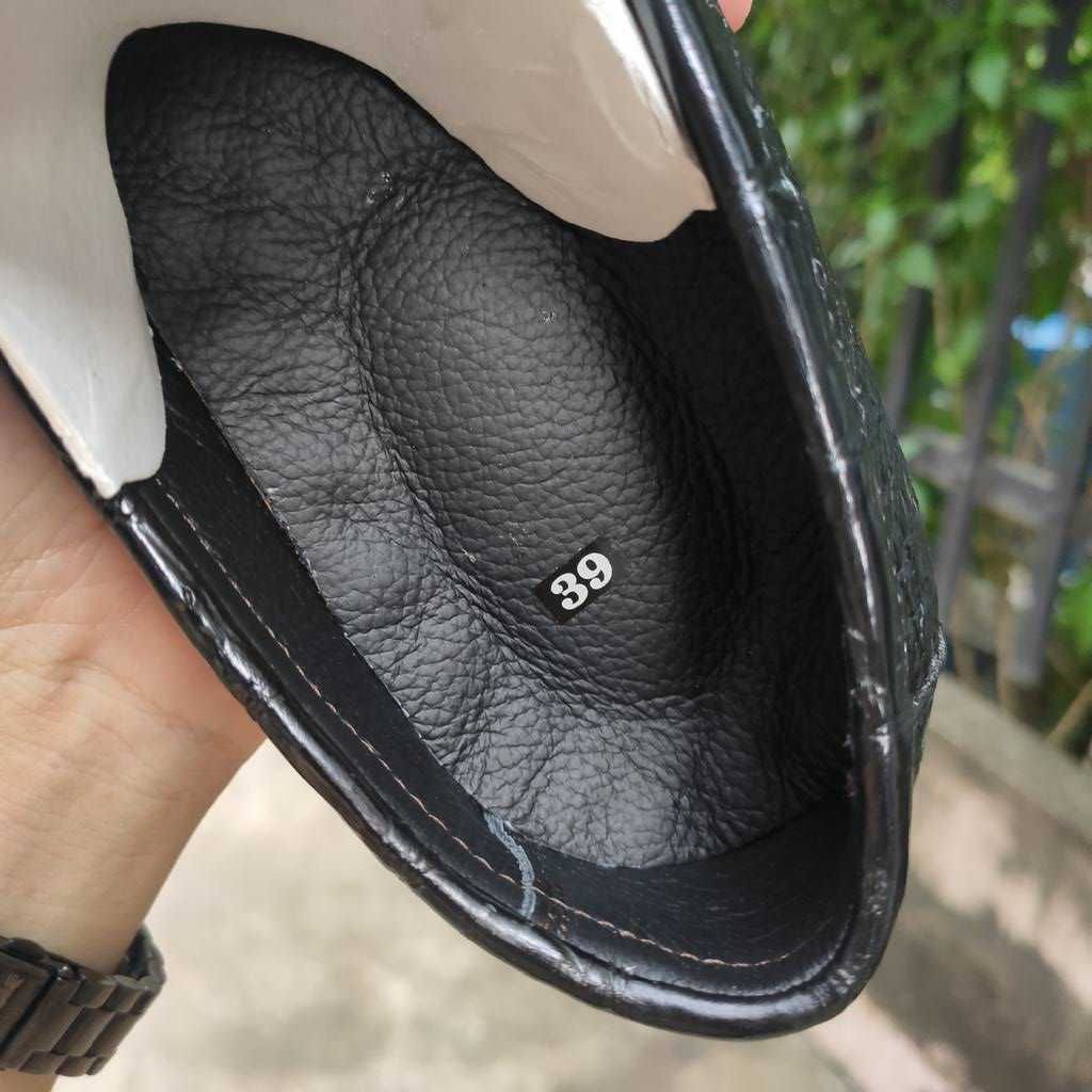 Giày Lười Da Cá Sấu Có Vây Rất Đẹp GLD9D