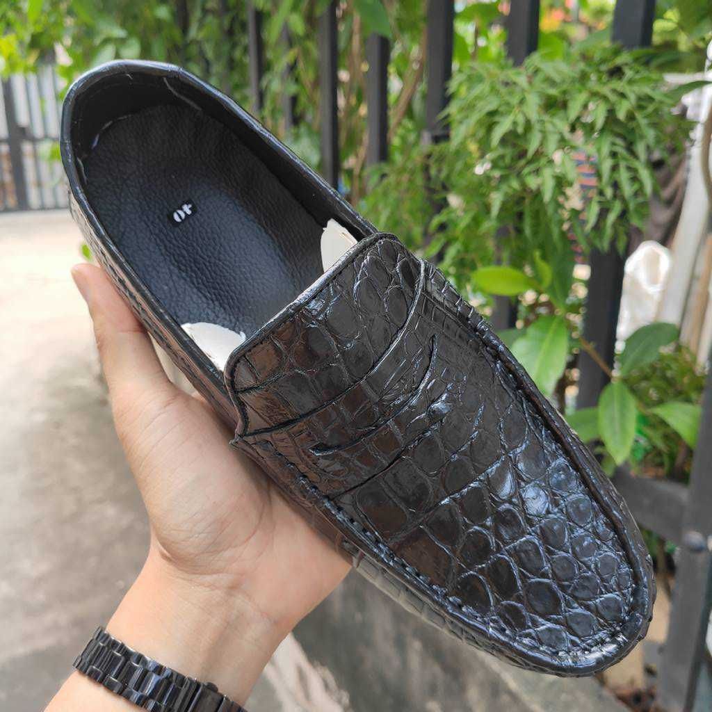 Giày Lười Nam [DA BỤNG CÁ SẤU ĐẸP TINH TẾ] GL3D!