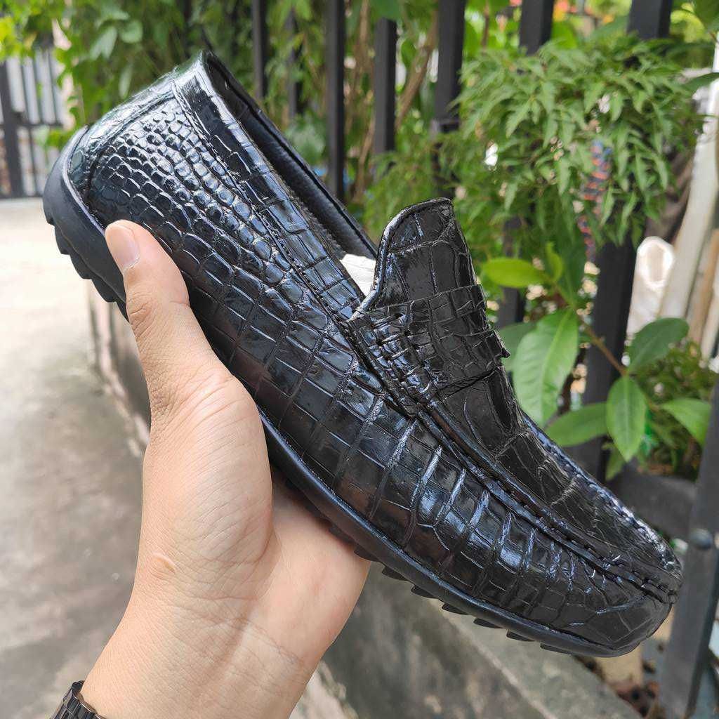 Giày Lười Nam [DA BỤNG CÁ SẤU ĐẸP TINH TẾ] GL3D!