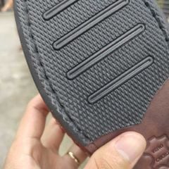 Giày lười Đế Da sang trọng. Da bụng cá sấu Nâu đỏ rất đẹp!