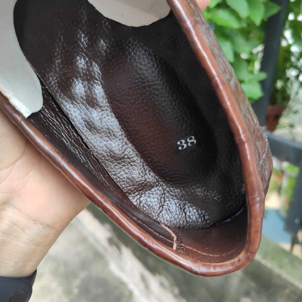 Giày Nam [DA BỤNG CÁ SẤU ĐẸP TINH TẾ] GL3N!