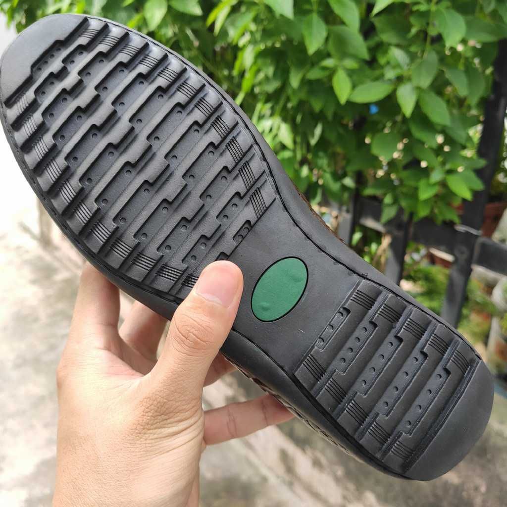Giày Nam DA CHÂN CÁ SẤU TRƠN ĐẸP KHÔNG TÌ VẾT!