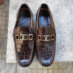 Giày Lười Nam Da Cá Sấu - Da Bụng GL8N