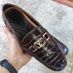 Giày Lười Nam Da Cá Sấu - Da Bụng GL8N