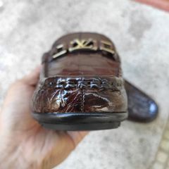 Giày Lười Nam Da Cá Sấu - Da Bụng GL8N