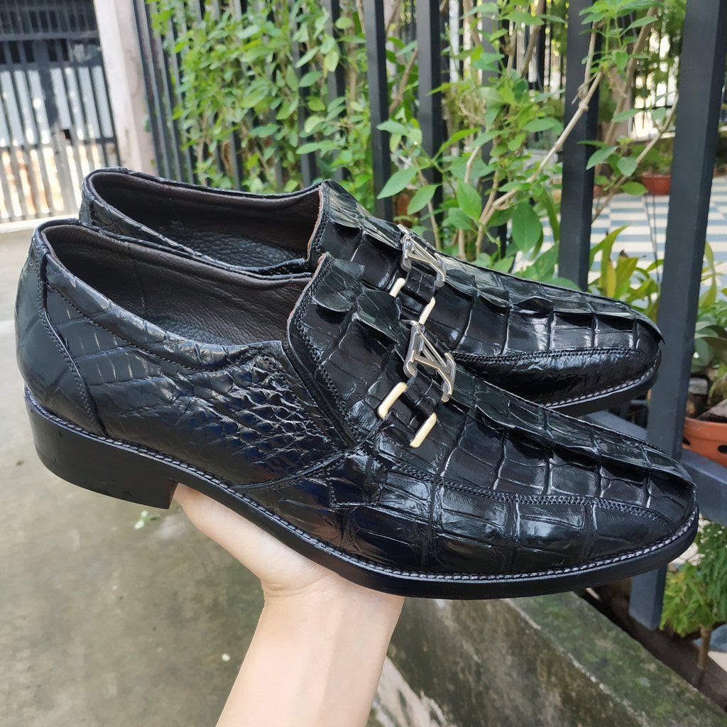 Giày Tây Da Đuôi Cá Sấu. Phiên Bản Đặc Biệt Rất Đẹp! GT9D