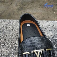 Giày Lười Nam Da Cá Sấu - Da Bụng GL8D