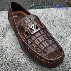 Giày Lười Nam Da Cá Sấu - Gai Đuôi GL9N