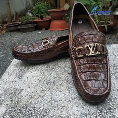 Giày Lười Nam Da Cá Sấu - Gai Đuôi GL9N