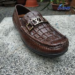 Giày Lười Nam Da Cá Sấu - Gai Đuôi GL9N