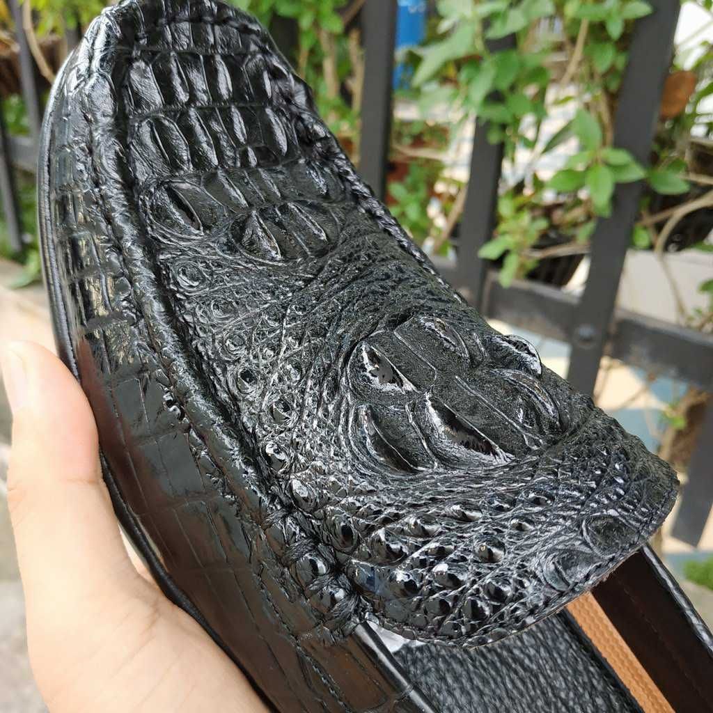 Giày Lười/mọi Gù Cá Sấu Nguyên Con Đẹp Khó Cưỡng GL68D