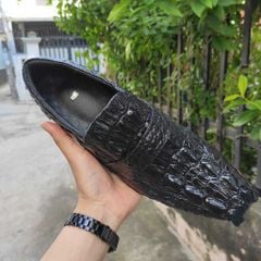 Giày tây không buộc dây [VÂY ĐUÔI CÁ SẤU LỚN SIÊU BỀN]