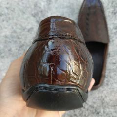 Giày Lười/mọi VÂY ĐUÔI CÁ SẤU Không Đai Lạ Mắt!