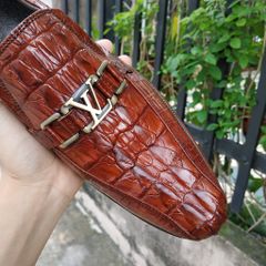 Tuyệt Phẩm Giày Da Cá Sấu Vây Đuôi. Giày Tây Không Buộc Dây Dễ Sử Dụng! GT9ND