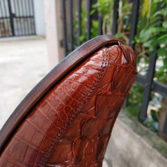 Tuyệt Phẩm Giày Da Cá Sấu Vây Đuôi. Giày Tây Không Buộc Dây Dễ Sử Dụng! GT9ND