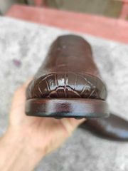 Giày Tây Da Bụng Cá Sấu Rất Đẹp [GIÀY KHÔNG BUỘC DÂY DỄ SỬ DỤNG]