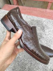 Giày Tây Da Bụng Cá Sấu Rất Đẹp [GIÀY KHÔNG BUỘC DÂY DỄ SỬ DỤNG]