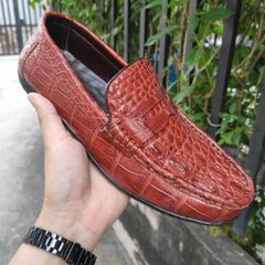 Giày Nam Cá Sấu Hàng Hiệu [DA BỤNG HÔNG ĐẸP NHẸ NHÀNG]  !