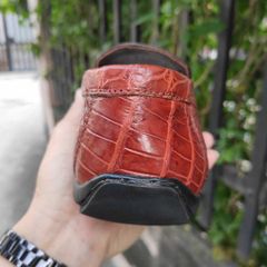 Giày Nam Cá Sấu Hàng Hiệu [DA BỤNG HÔNG ĐẸP NHẸ NHÀNG]  !