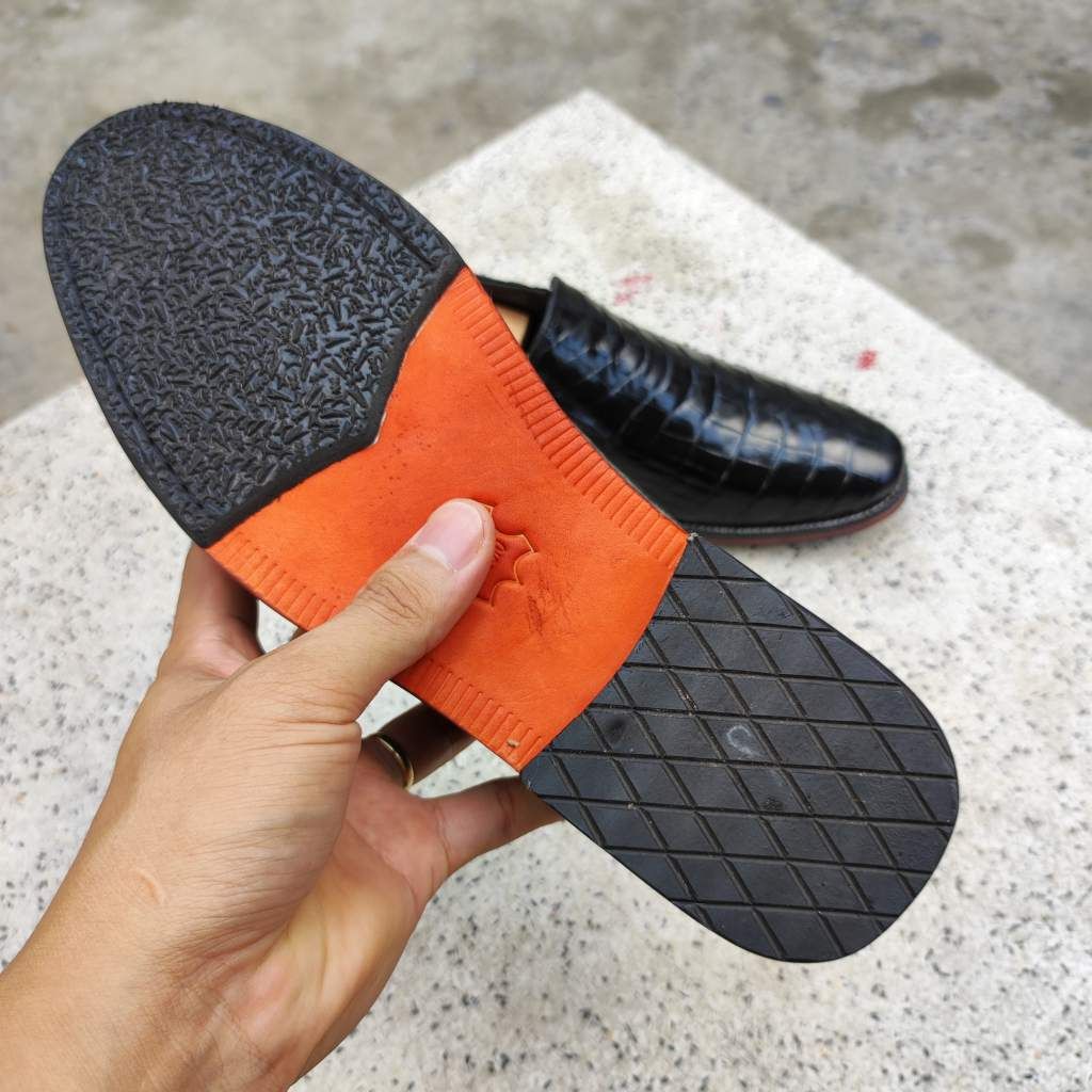 Giày Tây Không Buộc Dây Da Bụng Cá Sấu [ĐẸP NHẸ NHÀNG] GT10D
