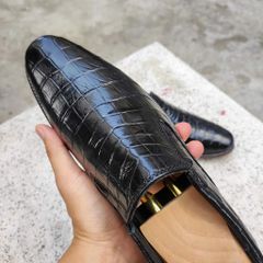 Giày Tây Không Buộc Dây Da Bụng Cá Sấu [ĐẸP NHẸ NHÀNG] GT10D