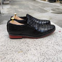Giày Tây Không Buộc Dây Da Bụng Cá Sấu [ĐẸP NHẸ NHÀNG] GT10D