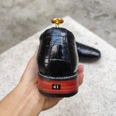 Giày Tây Không Buộc Dây Da Bụng Cá Sấu [ĐẸP NHẸ NHÀNG] GT10D