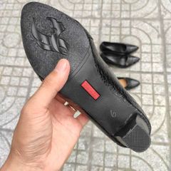 Giày Nữ da cá sấu. Gót cao vững chắc phù hợp công sở!