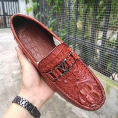 Giày lười Đế Da sang trọng. Gù cá sấu đẹp đẳng cấp!