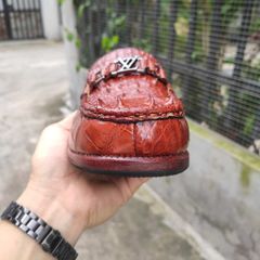 Giày lười Đế Da sang trọng. Gù cá sấu đẹp đẳng cấp!