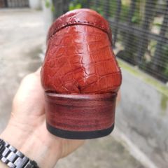 Giày lười Đế Da sang trọng. Gù cá sấu đẹp đẳng cấp!