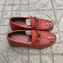 Giày lười Đế Da sang trọng. Gù cá sấu đẹp đẳng cấp!