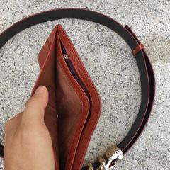 [SIÊU TIẾT KIỆM..] Set Cá Sấu Nâu Đỏ [VÍ BÀN TAY + NỊT GAI LƯNG] SET2ND