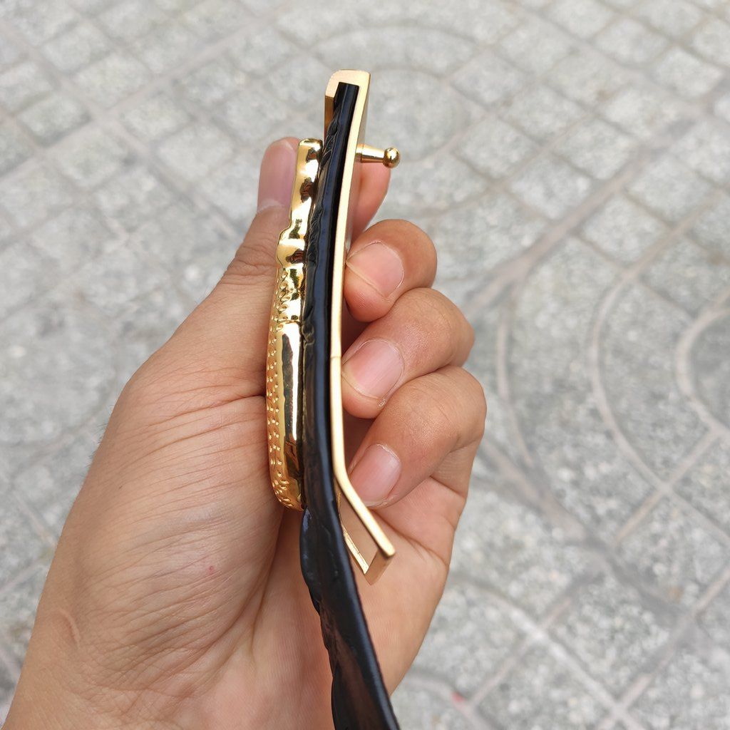 Mặt Khóa THÉP KHÔNG GỈ cho dây thắt lưng da cá sấu cao cấp!