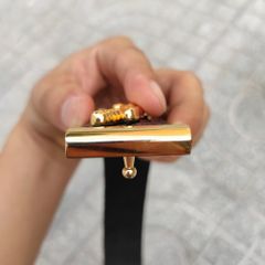 Mặt Khóa THÉP KHÔNG GỈ cho dây thắt lưng da cá sấu cao cấp!