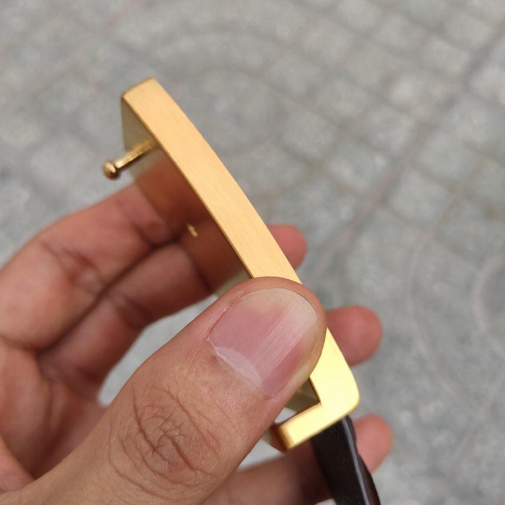 Mặt Khóa thắt lưng cá sấu THÉP KHÔNG GỈ hình cá sấu rất đẹp!