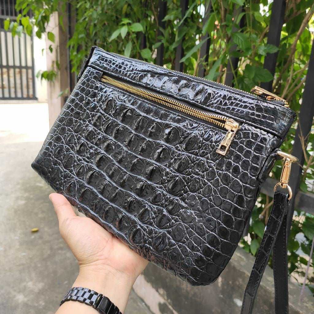 Kẹp nách nam [GÙ GAI CÁ SẤU ĐEN DỄ PHỐI ĐỒ]